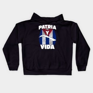 Patria y Vida Cuban Freedom Movement Kids Hoodie